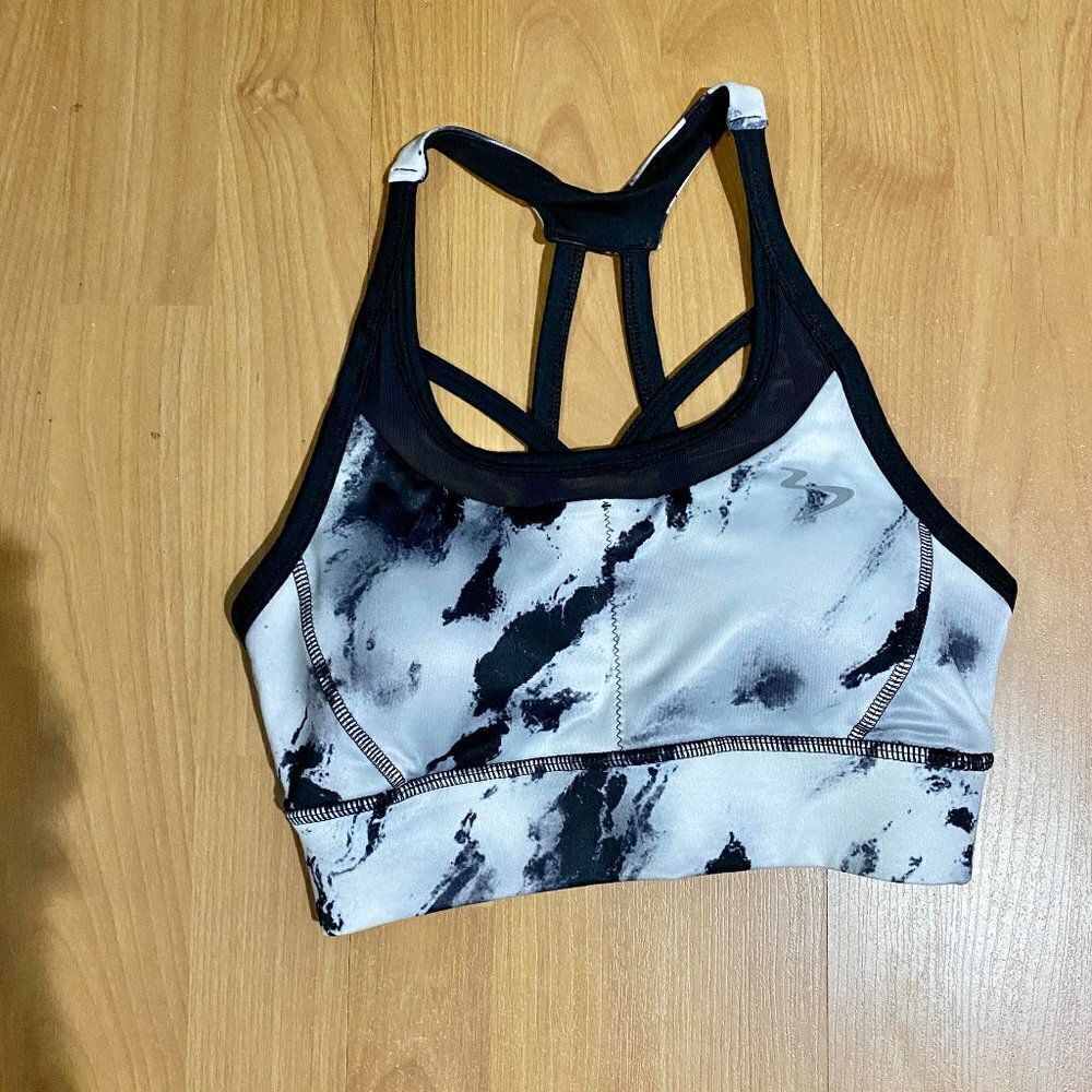 Beachbody Empower 7/8 Tight Marble Sports Bra